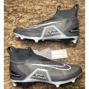 Men Size 16 WIDE Nike Alpha Menace Elite 3 Football Cleats Black DH1350-001 *NEW